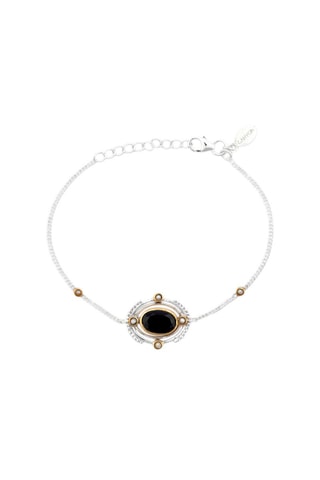 Armband - Zilver en Onyx
