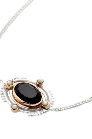 Armband - Zilver en Onyx