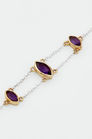 Armband - Zilver en Amethist