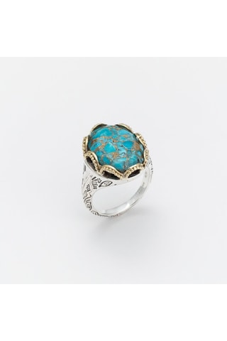 Ring - Zilver en Turkoois