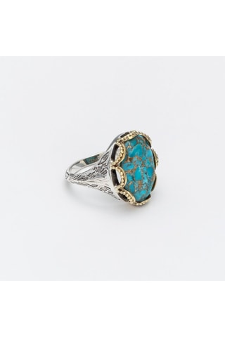 Ring - Zilver en Turkoois