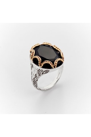 Ring - Zilver en Onyx