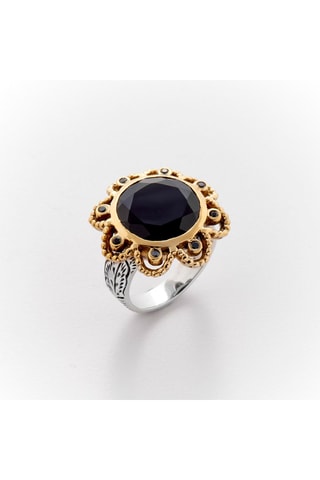 Ring - Zilver en Onyx