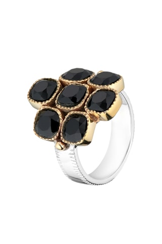 Ring - Zilver en Onyx