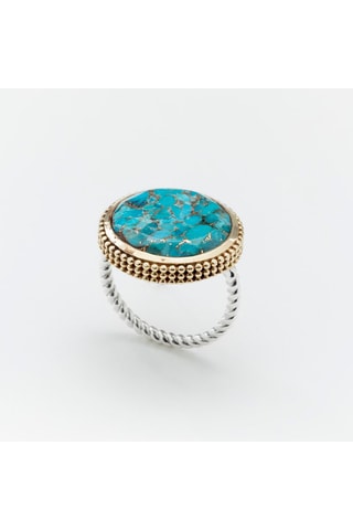 Ring - Zilver en Turkoois