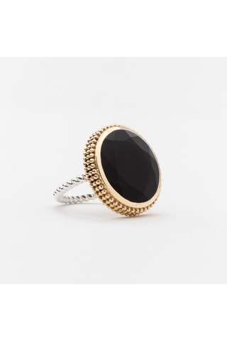 Ring - Zilver en Onyx