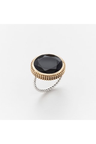 Ring - Zilver en Onyx