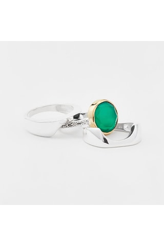 Ring - Zilver en Onyx