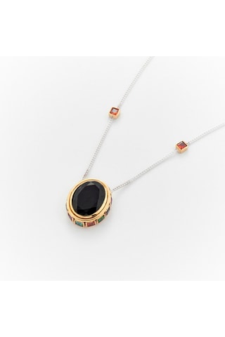 Ketting - Zilver en Onyx