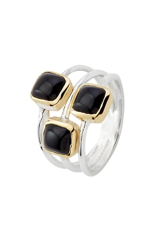 Ring - Zilver en Onyx
