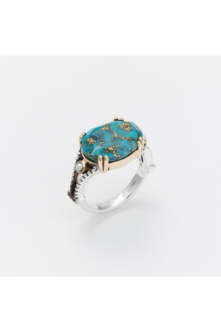 Ring - Zilver en Turkoois