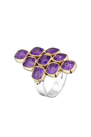 Ring - Zilver en Amethisten