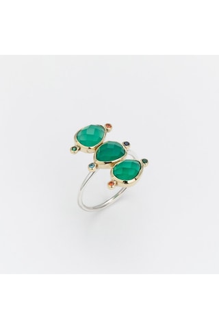 Ring - Zilver en Onyx