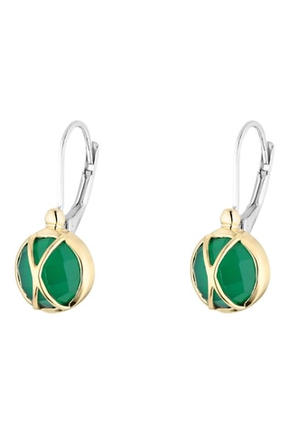 Oorbellen - Zilver en Onyx