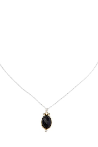 Ketting - Zilver en Onyx