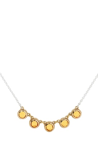 Ketting - Zilver en Citrienen