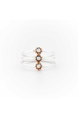 Ring - Zilver en Kunstparels