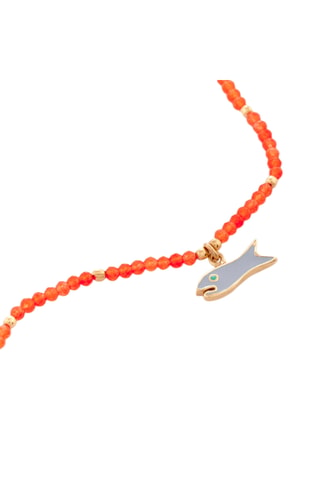 Armband - Goudkleurig en Oranje