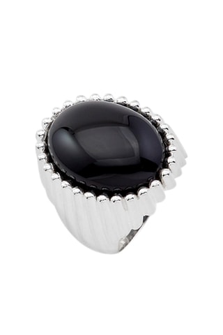Ring - Zilver en Onyx