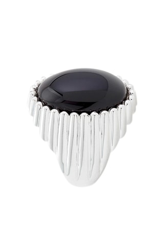 Ring - Zilver en Onyx