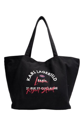 Tote bag en coton recyclé - Noir