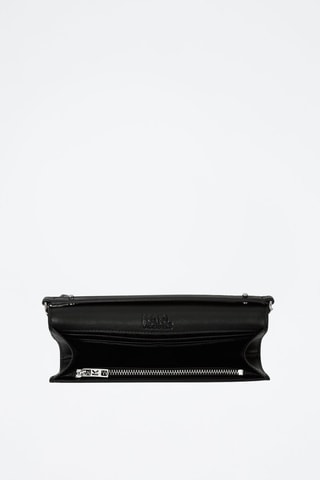 Sac bandoulière en cuir - Noir