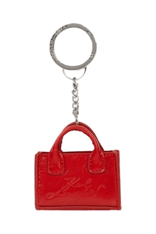 Porte-clés - Rouge et argenté