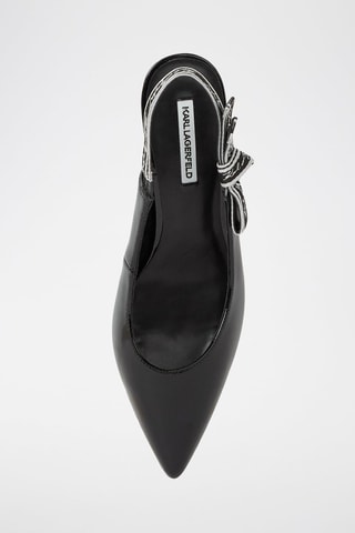 Escarpins en cuir - Noir et blanc