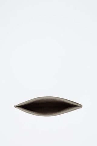 Compagnon en cuir - gris clair