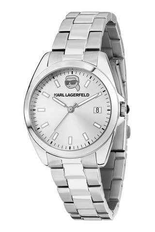 Montre à quartz en acier - Argenté
