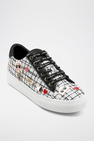Baskets plateformes - Blanc et noir