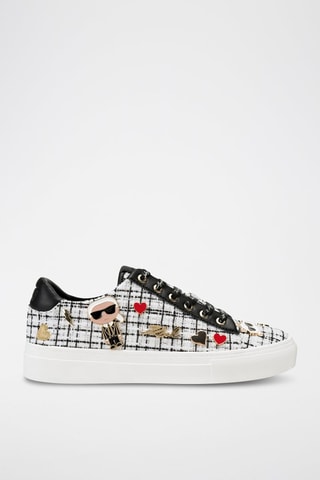 Baskets plateformes - Blanc et noir