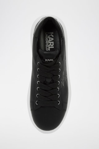 Baskets plateformes en cuir - Noir
