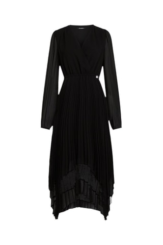 Robe plissée - Noir
