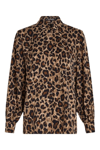 Chemisier - Beige et marron