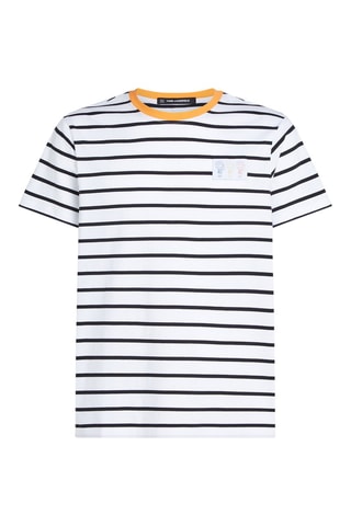T-shirt en coton biologique - Blanc et noir