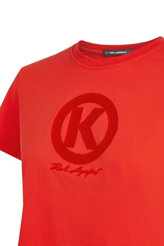 T-shirt en coton biologique - Rouge