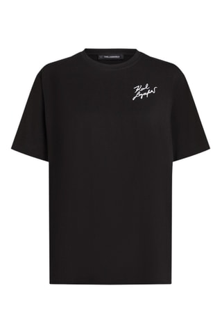 T-shirt relaxed en coton biologique - Noir