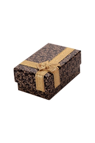 Orecchini - Bronzo laminato oro fino e zirconi