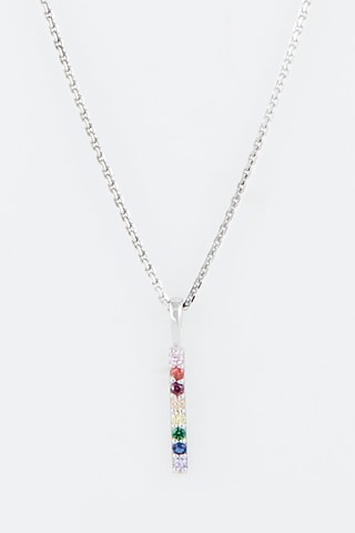 Pendentif Colored 
Or blanc