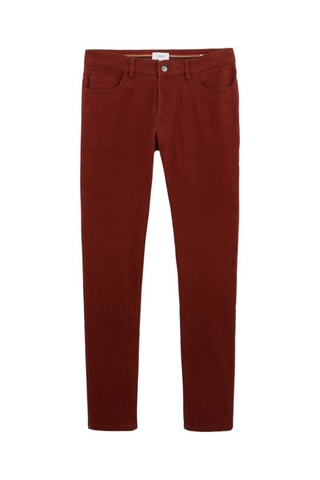 Broek Slim Fit - Bordeauxrood