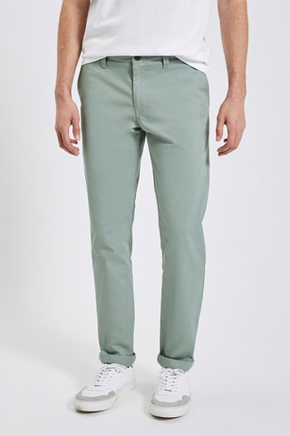 Chino Slim Fit - Zeegroen 