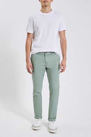 Chino Slim Fit - Zeegroen 