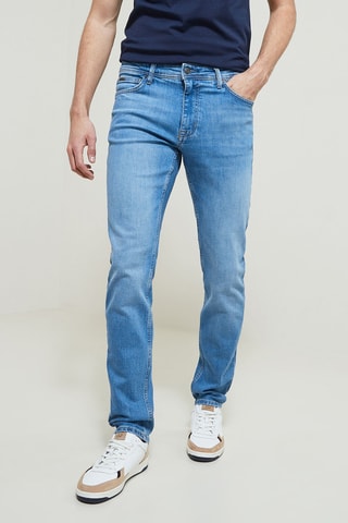 Jeans straight - Blauw - Lengte 34