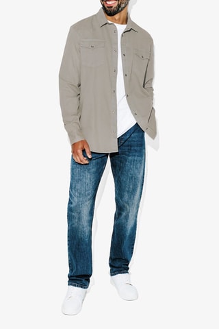 Overhemd Regular Fit - Beige