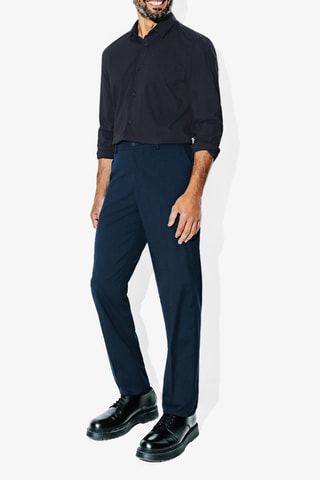 Overhemd extra slim - Nachtblauw