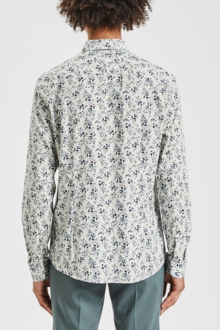 Overhemd Slim Fit - Zeegroen