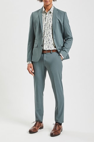 Overhemd Slim Fit - Zeegroen
