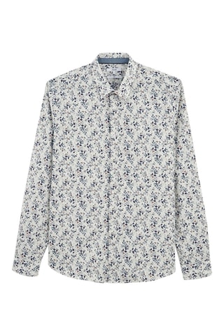 Overhemd Slim Fit - Zeegroen