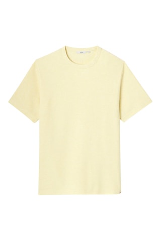 Biologisch Katoenen T-shirt Regular - Geel